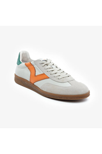 Greyder 18270 Bone Orange Genuine Leather Men's Sneaker Shoes