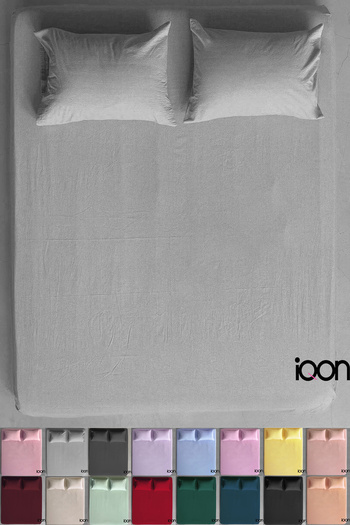 İQON Ranforce Woven Fitted Sheet Set Double - 21 Colors.