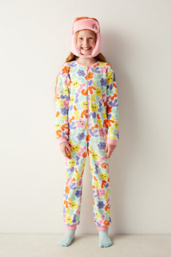 Penti Girl's Wiggle White Jumpsuit