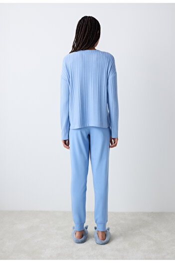 Penti Bearlerina-Pyjama-Set mit blauen Hosen