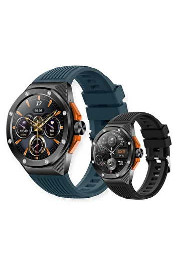e-Wantay Smartwatch HT8 Pro, 1.46" HD, BT Calls, 100+ Sports, IP68, 2 Bracelets, Health Monitoring