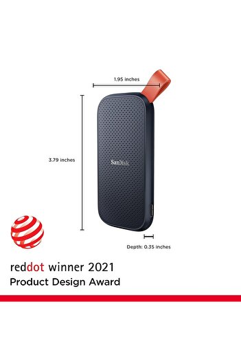 SanDisk 2tb Portable Ssd – 800mb/s, Usb 3.2 Gen 2, Rugged, 2m Drop Protection, Compact & Reliable