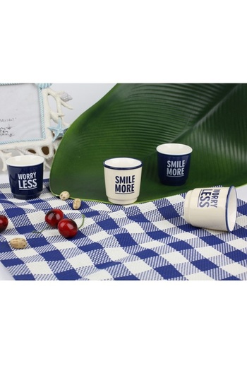 Kalring Coffee Cup More/Less Set 8Pcs 80Ml