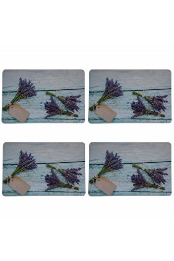 PUFO plate holder set for table service, Lavender model, 4 pieces