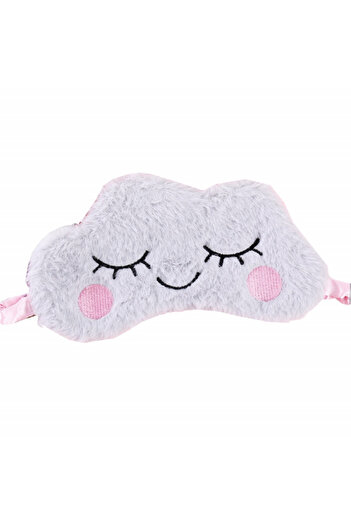 PUFO Sleeping or travel mask, with removable gel, Pufo Magic Cloud, 20 cm, gray