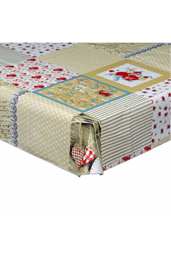 PUFO Little Flower oilcloth tablecloth, 130 x 170 cm