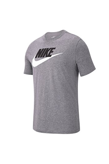 Nike M Nsw Tee Icon Futura Ανδρικό γκρι μπλουζάκι - AR5004-063