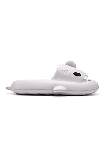 OEM Women's and Kids' Foam Shark Slippers, Model PD1043, Gray 38-39