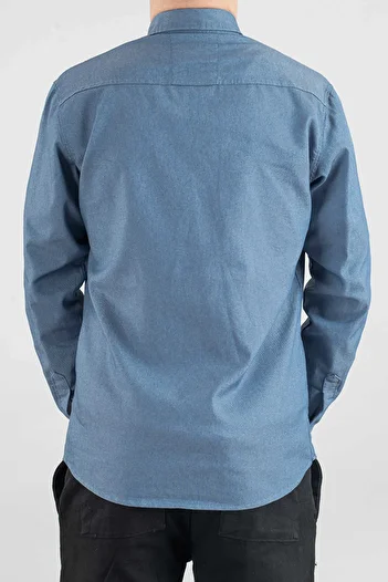 bombe Slim Fit Men's Denim Shirt