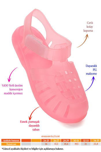 KARAMAZI Fina Daily Sea Pool Beach Girls Sandals Shoes