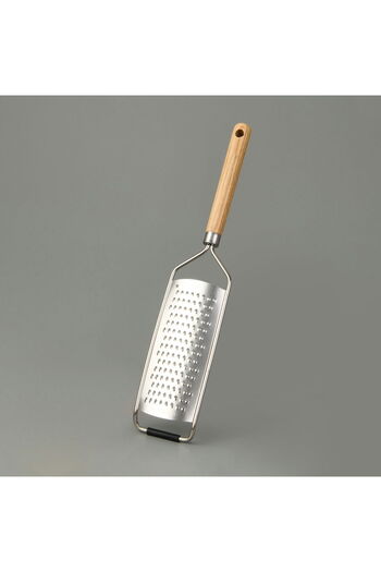 Evidea Arow Wooden Handle Hand Grater - Light Brown / Gray - 31 cm