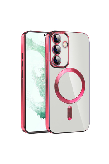 Techsuit Case for Samsung Galaxy S24 Plus - Techsuit Luxury Crystal MagSafe - Red