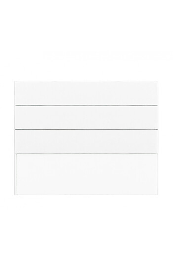 soufa dibaj H103 | Velvet headboard - White