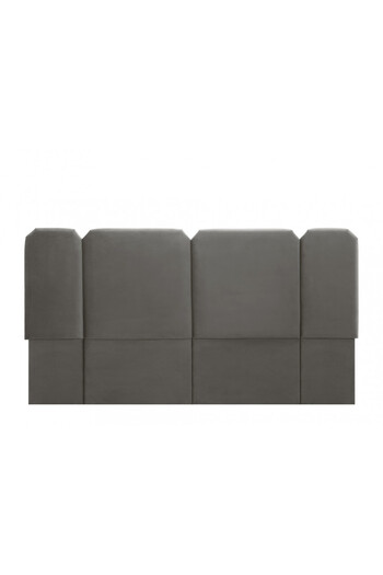 House One H116 | Velvet headboard - Dark Grey