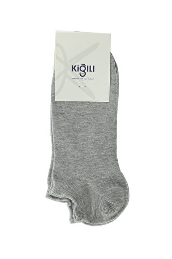 Kiğılı Plain Cotton 2-piece Sports Socks Set
