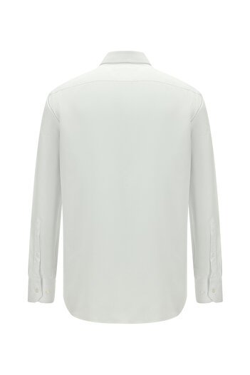 Abdullah Kiğılı Long Sleeve Classic Patterned Cotton Shirt
