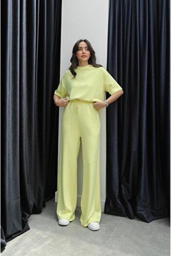 Havoş Yellow Darcy Modal Tracksuit Set