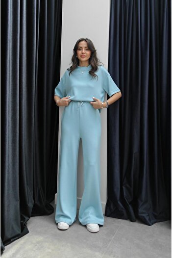 Havoş Baby Blue Darcy Modal Tracksuit Set