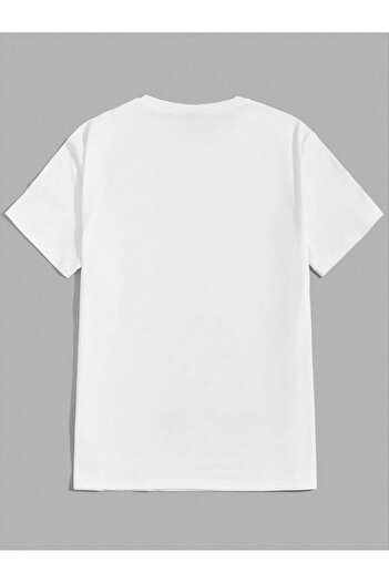 PENTHİLUS - Paris Print Summer Short Sleeve Round Neck T-Shirt and Shorts