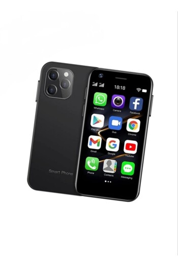 SOYES XS14 Pro Mini Smartphone Black – Android Quad Core, Ultra Small Mobile for Kids, Students, Adults