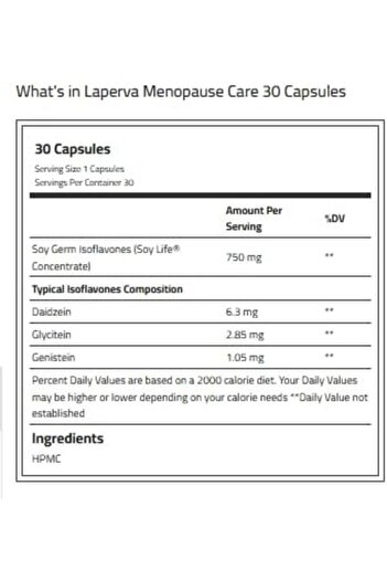 Laperva Care, 30 Capsules, Reducing Symptoms Hot Flashes and Mood Swings