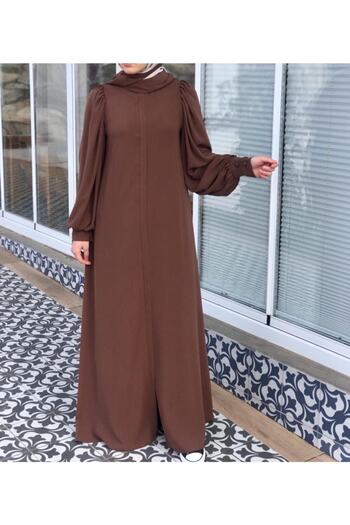 NAKŞİDİL Balloon Arm Brown Ferace