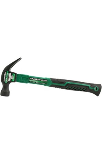 Hanbon Forged Carpenter's Hammer, Fiber Handle 500 Gr - Hb911250