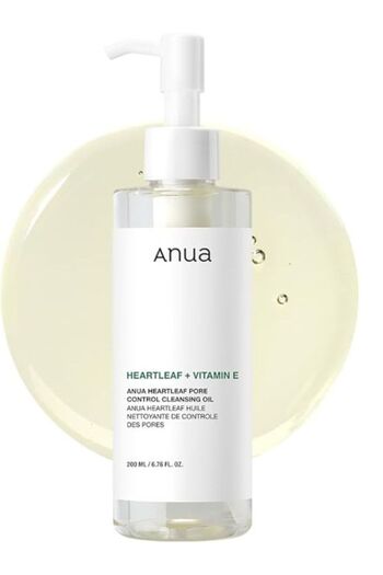 ANUA Heartleaf Pore Control Cleansing Oil, Oil Cleanser for Face, 200ml