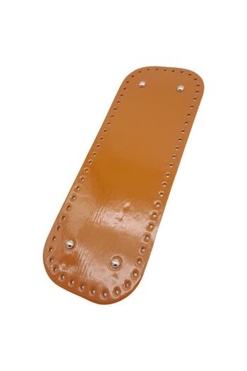 Nusrat Bilişim Γυαλιστερό λουστρίνι 32x12 cm Ορθογώνια Τσάντα - Ασημί μεταλλικό και ανοιχτό μαύρισμα