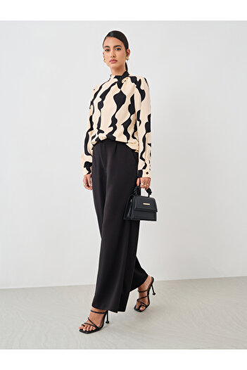 Take Two By Styli Printed Long Sleeve Regular Fit Top