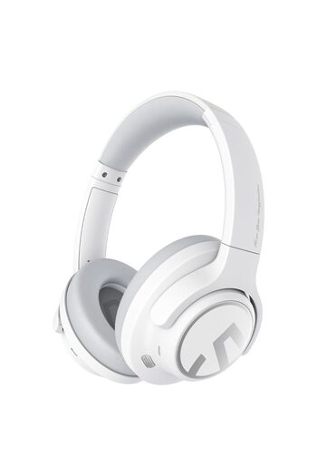 SoundPEATS Space Wireless Over-ear Headphones, Premium Sound, Anc 35db, 123 Hours, White