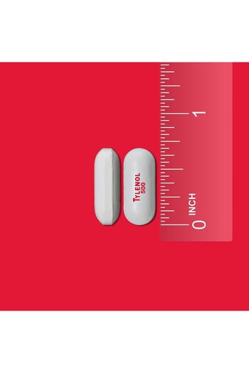 Tylenol Acetaminophen 500mg Pain Reliever and Fever Reducer Extra Strength by - 100 Capsules