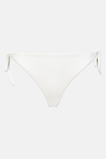 Tommy Hilfiger Women Graphic Print Pull On Bikini Bottom, White