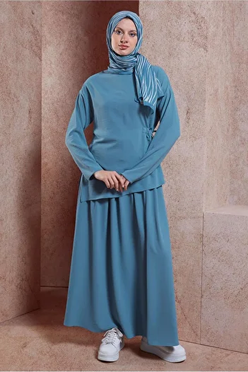 Alvina 44608 Model Gathered Waist Blouse