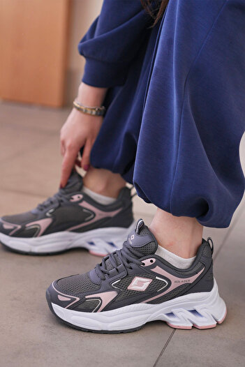 SOLAZER Γυναικεία Smoked Powder Sneaker - Αθλητικά παπούτσια Day difficulty