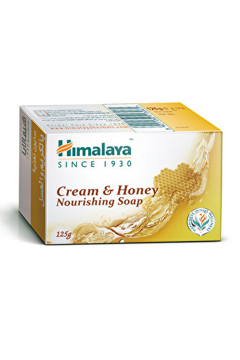 Himalaya Cream & Honey Nourishing Soap 125g | Moisturizing Herbal Bath Bar for Soft & Smooth