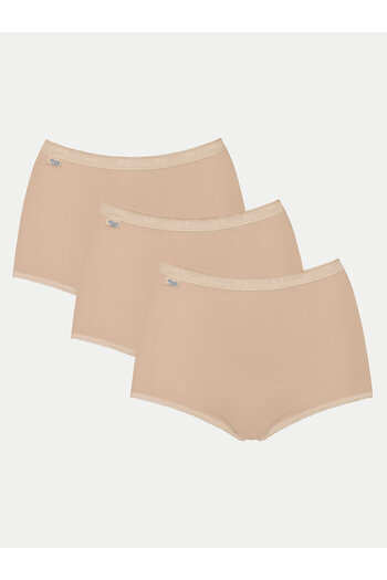 SLOGGI Women's Classic High Waist Briefs 10007656 Beige