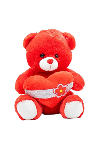 rexa Heart Caring Teddy Bear Red *60 X 45 Cm