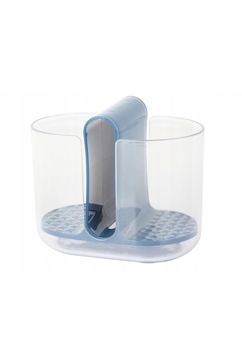 zola Organizator bucatarie universal, 2 compartimente, tava detasabila, 16x10x13 cm, albastru