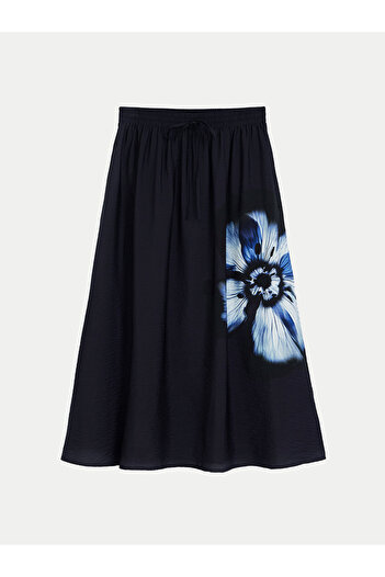 Desigual Women's A-line Skirt 24WWFW26 Black