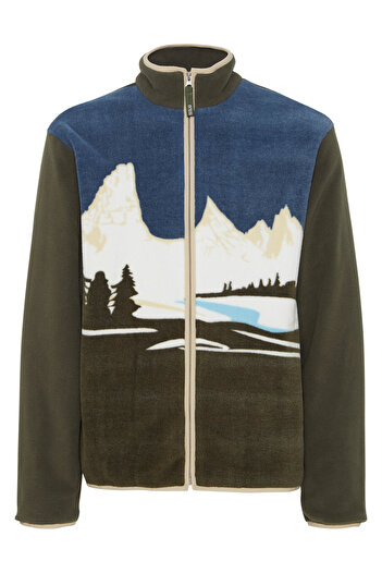Solid Men's Fleece 21108084 Green