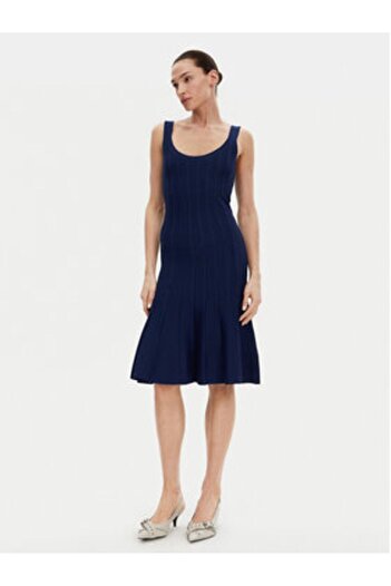 Silvian Heach Rochie tricotată pentru femei GPP25016VE bleumarin