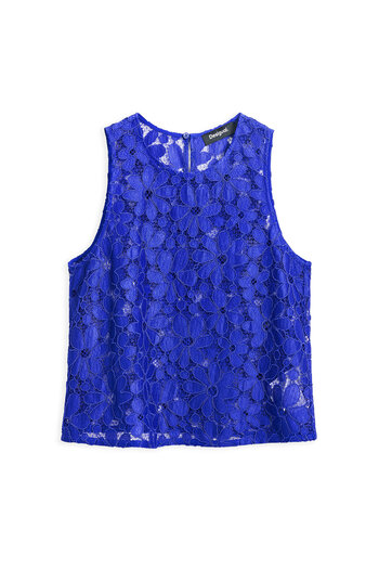 Desigual Women Top 25SWBW25 Blue