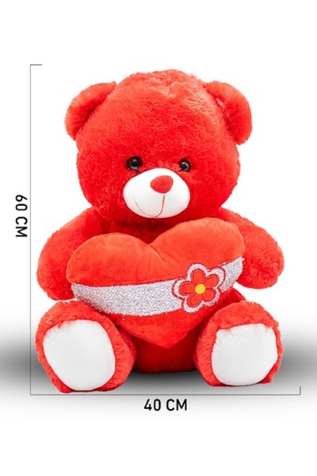rexa Heart Caring Teddy Bear Red *60 X 45 Cm