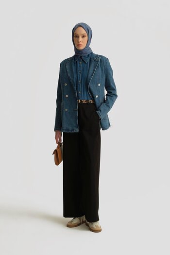 Armine Blazer Denim Ceket 25yd9121 Indigo