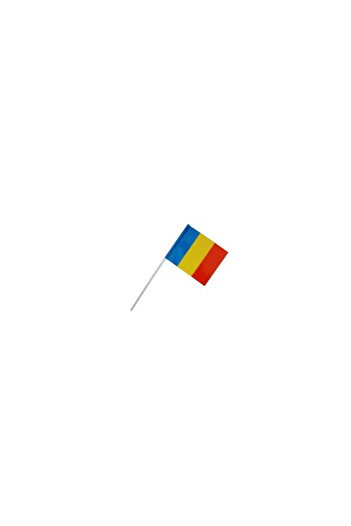 OEM Hand-woven flag with plastic backing, Romania, 30 x 45 CM