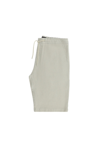 Kiğılı Linen Bermuda Shorts with Elastic Waist