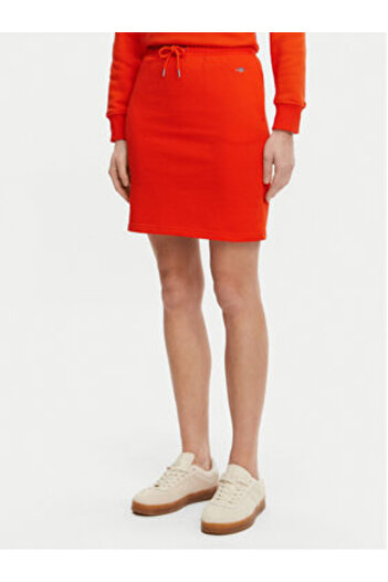 Gant Women's Sweatshirt Skirt 4200274 Orange