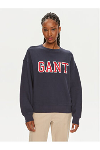 Gant Women's Sweatshirt 4200840 Navy Blue