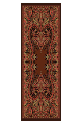 Qef Deluxe Summer Shawl Alice Burgundy
